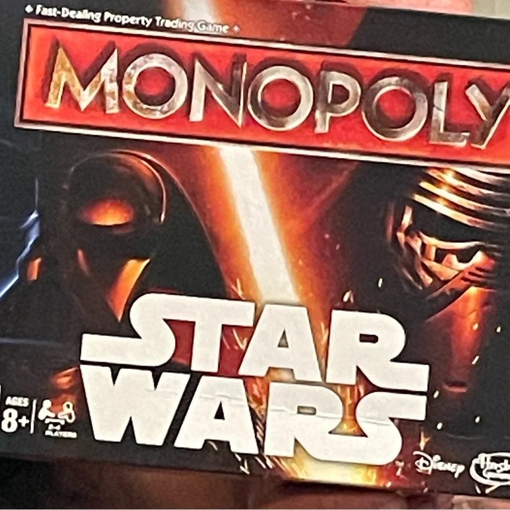 Star Wars Monopoly Age 8+ Star Wars The Force Awakens Edition‎ Disney Hasbro
